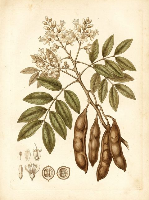 Stinkingtoe botanical plate